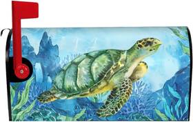 Co.ltd 744759441744 Nautical Sea Turtle Mailbox Covers Summer Ocean Beach Magnetic