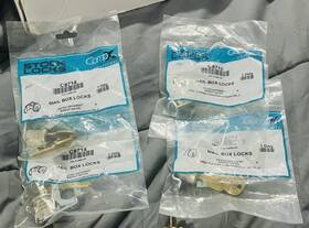 2-c8714 Compx C8714 C8715 4 New Mailbox Locks 2-c8715 And