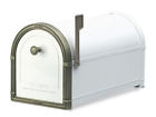5507w Coronado Mailbox Accents Bronze Mailboxes White Antique Architectural