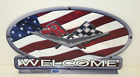 Top3flag Corvette Topper Mailbox Photosteel -