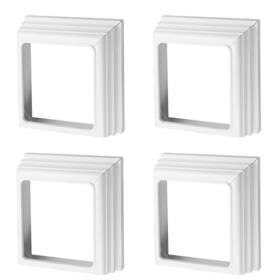 Gd2331 Coshar 4 Pcs Inch X Plastic Post Base Cover Deck Bracket Covers Sk