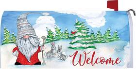 52163 Custom Decor Gnome Holiday Christmas Mailbox Cover Winter Outdoor