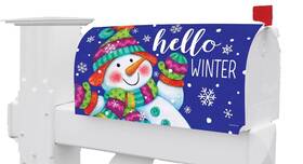 5253 Custom Decor Winter Snowman Magnetic Mailbox Cover Only