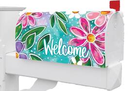5609 Custom Decor Daisy Flower Magnetic Mailbox Cover Only