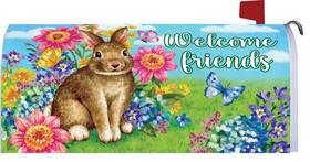 Custom Decor 683963308842 Brown Bunny Mailbox Makeover Cover Oversized