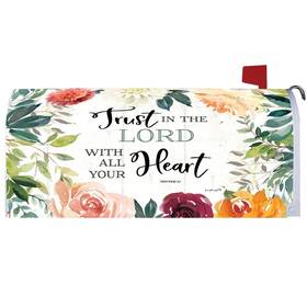 Custom Decor 683963480968 Trust In The Lord Mailbox Makeover Cover Standard Size