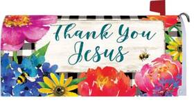 Custom Decor 683963486168 Thank You Jesus Mailbox Makeover Cover Standard Size