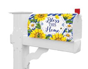 Custom Decor 683963506163 Sunflowers And Daisies Mailbox Makeover Cover Standard Size