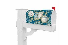 Custom Decor 683963509560 La Playa Shell Mailbox Makeover Cover Standard Size