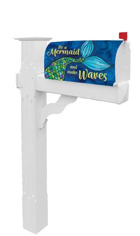 Custom Decor 683963509669 Be A Mermaid Mailbox Makeover Cover Standard Size