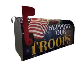 Custom Decor 683963520169 Troop Support Mailbox Makeover Cover Standard Size
