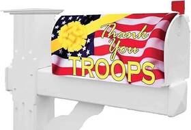 Custom Decor 683963521364 Thank You Troops Mailbox Makeover Cover Standard Size