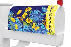 Custom Decor 683963536948 Blessed Hydrangea Oversized Mailbox Cover