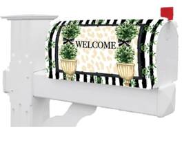 Custom Decor 683963537662 Double Topiary Mailbox Makeover Cover Standard Size