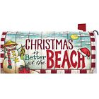 Custom Decor Christmas Is Better At The Beach Mailbox Makover Cover Vinyl W Magnetic Strips 683963256167