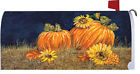 Custom Decor Fall Harvest Pumpkin Sunflowers Mailbox Wrap Cover 683963011360