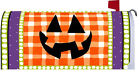 Custom Decor Halloween Jack O Lantern Fun Gingham Mailbox Wrap Cover 683963075966