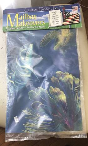Custom Decor Inc. 683963095261 Mailbox Makeover Dolphin Cove Nip