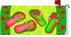 Custom Decor Tropical Holiday Christmas Flip Flop Mailbox Wrap Cover 683963078165
