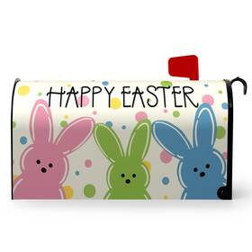 H6yhyl8l250912zr41ch1 Dacawin Easter Mailbox Covers Mgnetic Bunny Cover Standard Size 18x21
