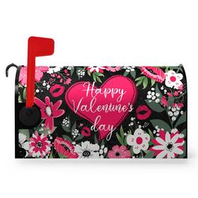 Hylly18l231018zzw7yao9 Dacawin Mailbox Cover Magnetic Red Heart Valentines Day 21 18 Inch Standard Size