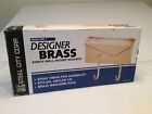 Dbr-1 Steel Citydesigner Brass Wall Mount Mailbox Designer Model New Old