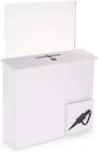 Dbwacshbwt Wood Suggestion Box With Hinged Locking Door 190403480001