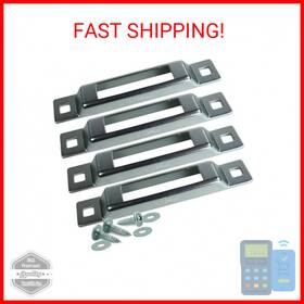 Dc Cargo Mall 712411003104 Outdoor E Track Tie-down 1-slot Plate 4-pack - Mini Anchor For