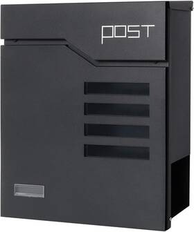 Decaller 445022937935 Large Mailbox Wall Mount With Lock Modern Mailboxes For Outside Blac