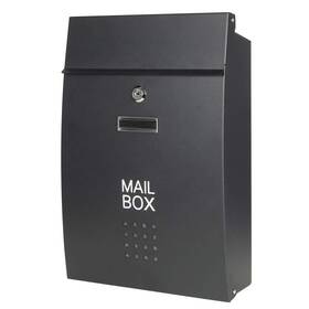 Decaller 791378153350 Safe Wall Mounted Mailboxes With Key Lock Metal Medium Galvanized Rust-proof