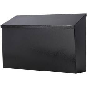 Decaller 791378153701 Wall-mount Mailbox Mail Box With Large Capacity Rust-proof Metal Post For