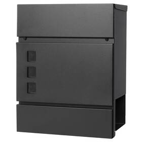 B09pg2fygx Decaller Metal Wall Mounted Mailbox With Key Lock Large Newspaper Comp