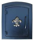 Man-s-1402-ac Decorative Id 401131 Cast Fleur Lis Aluminum Mailbox De Mount Column