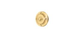 Bbr213cr003 Deltana Bell Button Round Contemporary In Pvd Polished Brass