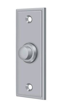 Bbs333u26d Deltana Qty 2 Bell Button Rectangular Contemporary In Satin Chrome