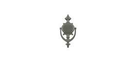 Dk854u15a Deltana Door Knocker Imperial In Antique Nickel