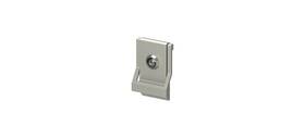 Dkmv4u15 Deltana Modern Door Knocker Ul Listed Viewer Solid Brass In Brushed Nickel