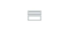 Ms626u26 Deltana Mail Slot 8-7/8 Inch With Interior Frame In Polished Chrome
