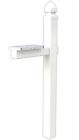 Wp000w01 Deluxe Mailbox White Decorative Gibraltar Post