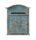 Df0062 Creative Distressed Embossed Tin Wall Mounted Mailbox 191009170488