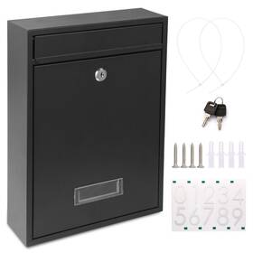 Diggoo 822395379246 Mailboxes For Outside Wall Mount Locking Mailbox Security With Lock