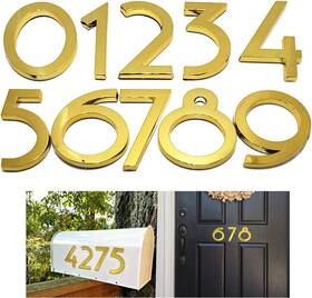 Cl273-14 Diggoo 20 Pack Mailbox Numbers 0-9 2 Inch High Door Address Stickers F