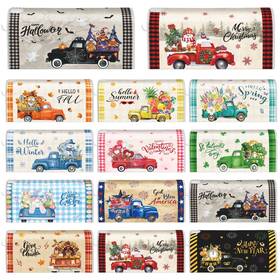 Dug-dispowreath-1771 Dispowreath 12 Pcs Seasonal Mailbox Covers Magnetic Standard Size 18 X 21 Inch Halloween
