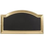 843266 Distinctions Hillman Plaque Address Rectangular Arch-top Brass-plated