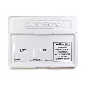 Doc-box 313051630691 21 Inch X 27 4 Outdoor/indoor Standard Posting Permit Unit