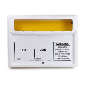 Doc-box 726084659100 Posting Permit Unit With Window And Lock 21 Inch X 27 Outdoor/indoor Use