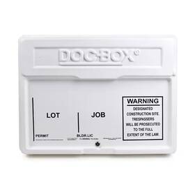 Doc-box 744110627824 21 Inch X 27 4 Outdoor/indoor Posting Permit Unit With Lock