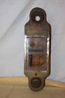 Doorbell Speake Wall Door Brass Glass Mount Antique Intercom Nice Mail Combo
