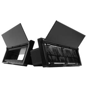Draft Dodger 628942921230 12 Inch Insulated Universal Telescopic Matte Black Mail Slot Mailbox