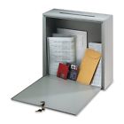 5625-32 Drop Post Lock Mail Mount Organizer Wall Door Office Steel Small Safe Key